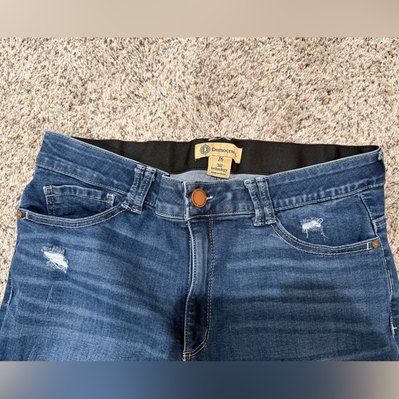 Democracy Dark Blue Flare Jeans - Picture 3 of 4